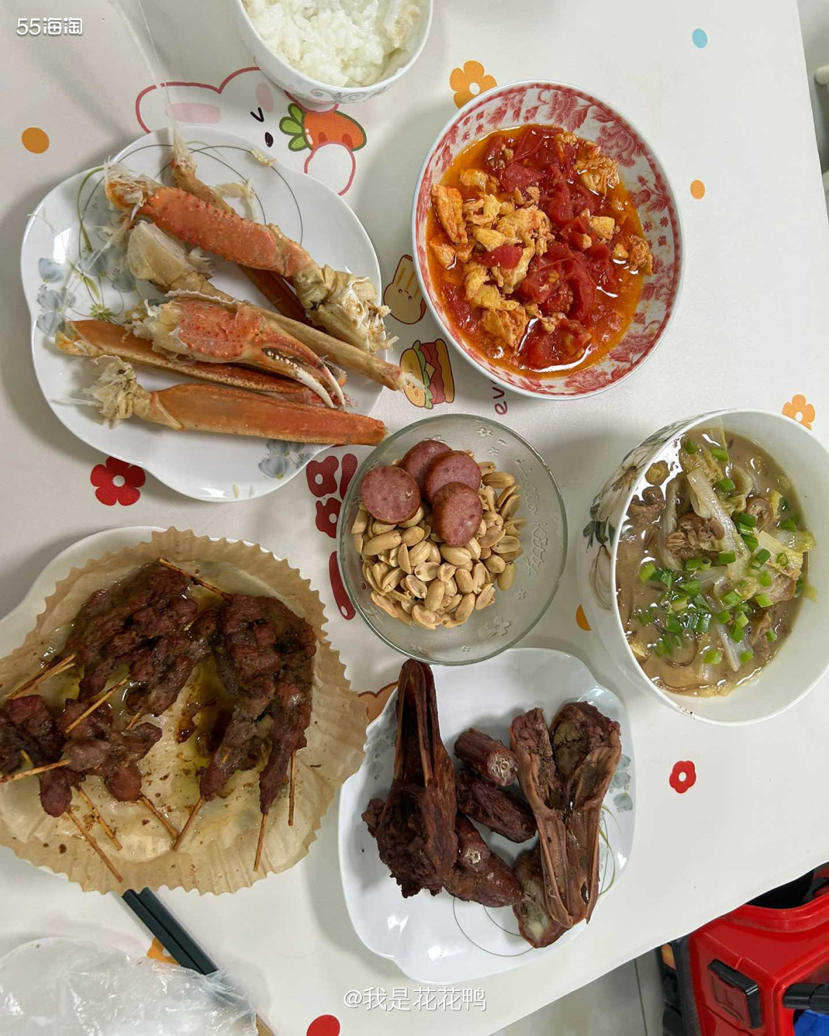 ❤️因为最近婆婆，妈妈都不在我们身边，我又懒得做到，所以大部