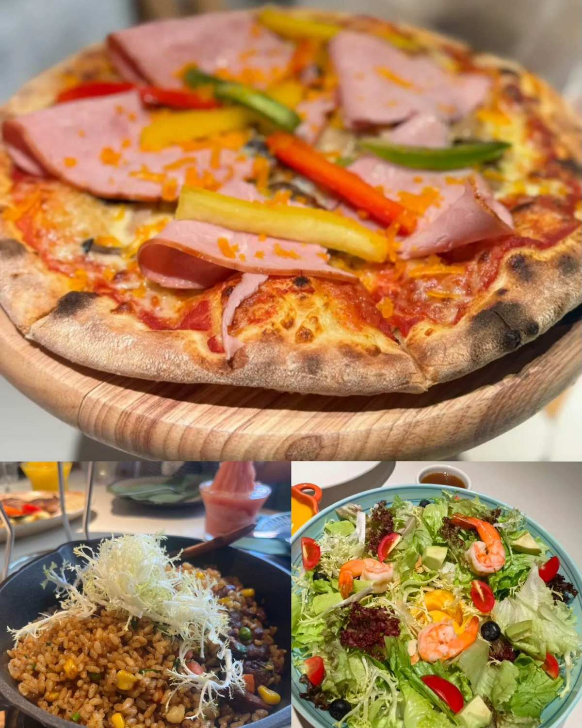 🍕马上就要开学啦，今天娃说想吃披萨，给新学期的自己打打气。