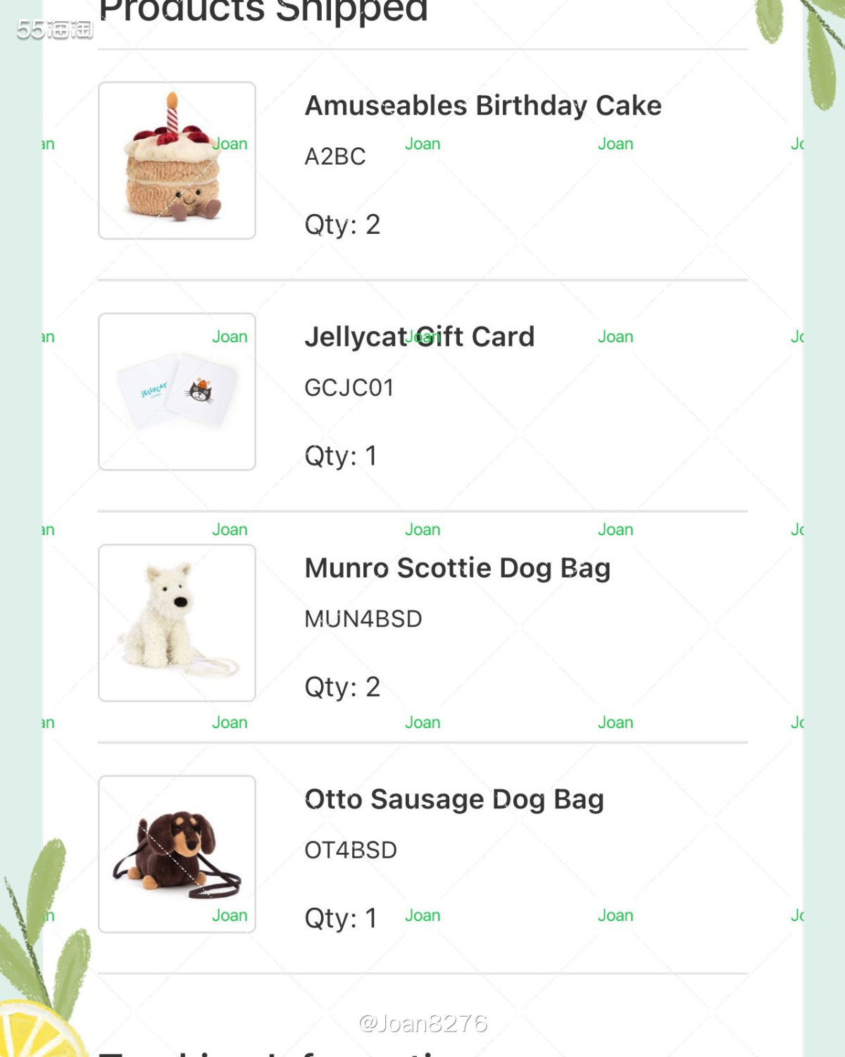 海淘Jellycat官网再下一单生日蛋糕+腊肠狗包+西高地狗