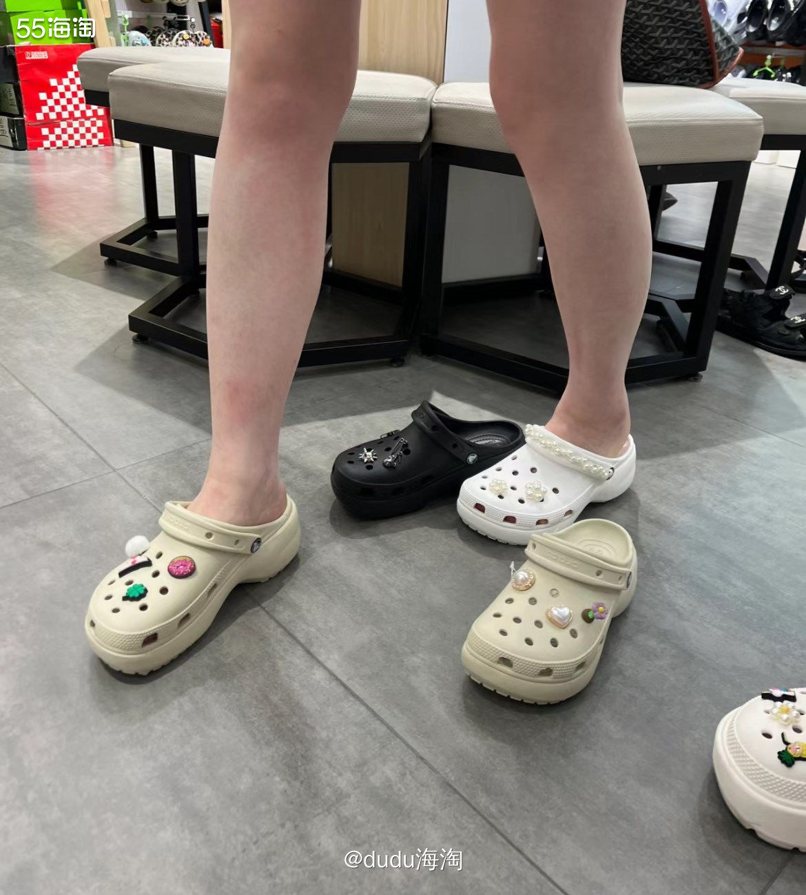 💓虽然Crocs洞洞鞋被列为三大丑鞋之一，但是穿的人真的很