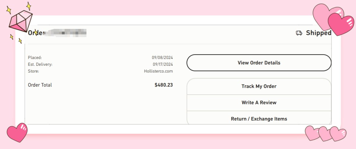 下单网站:小海鸥美国官网 下单时间:2024.9.8 下单商