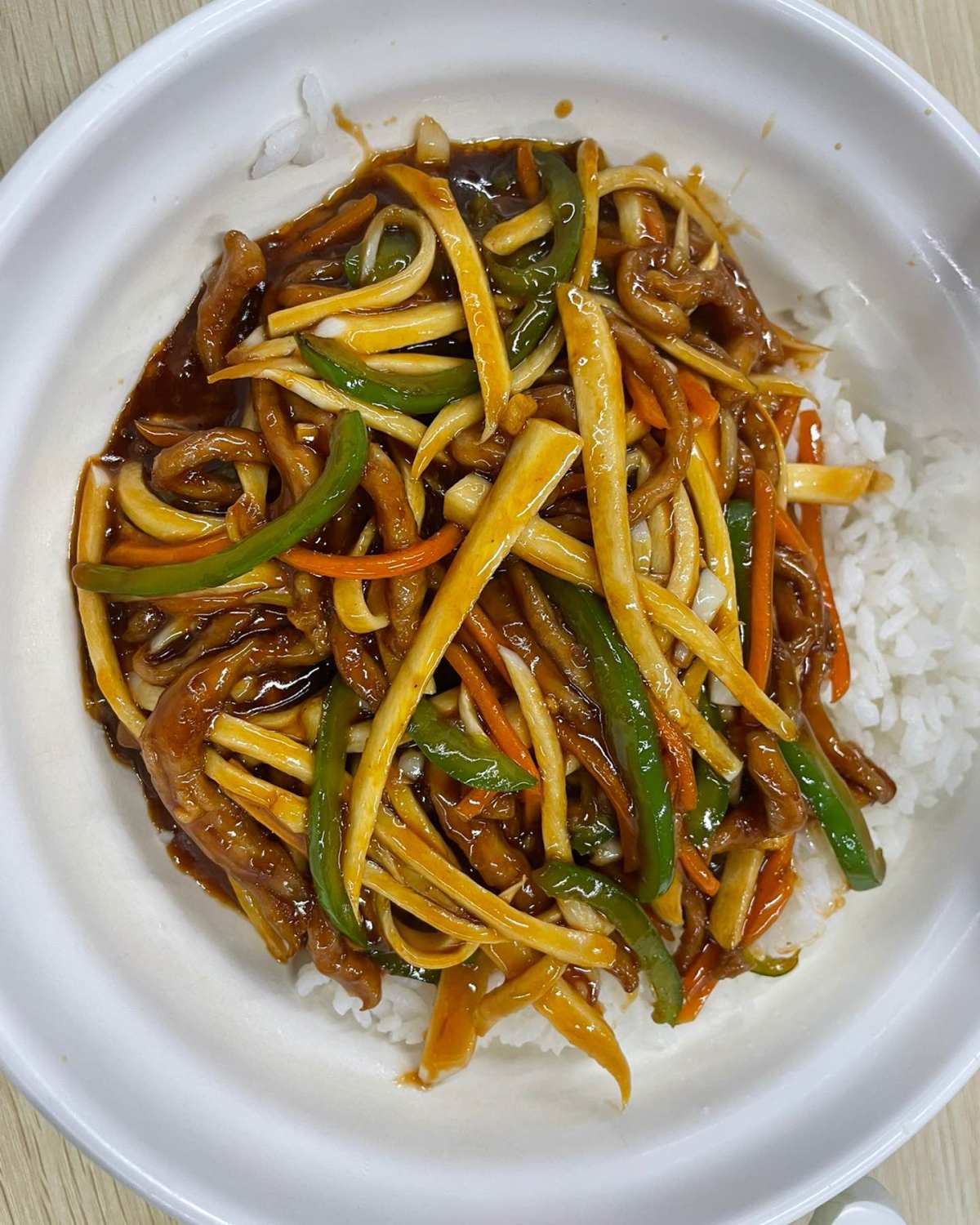 🌀中秋节假期在单位值班，今天大楼没几个人在，食堂说不开大灶