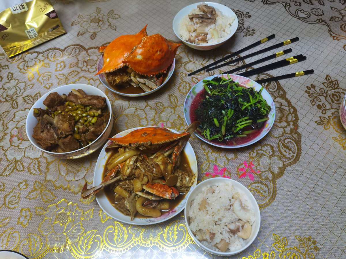 🌸中秋没和我爸妈一起吃饭，那周末肯定要安排上啦，光明正大回