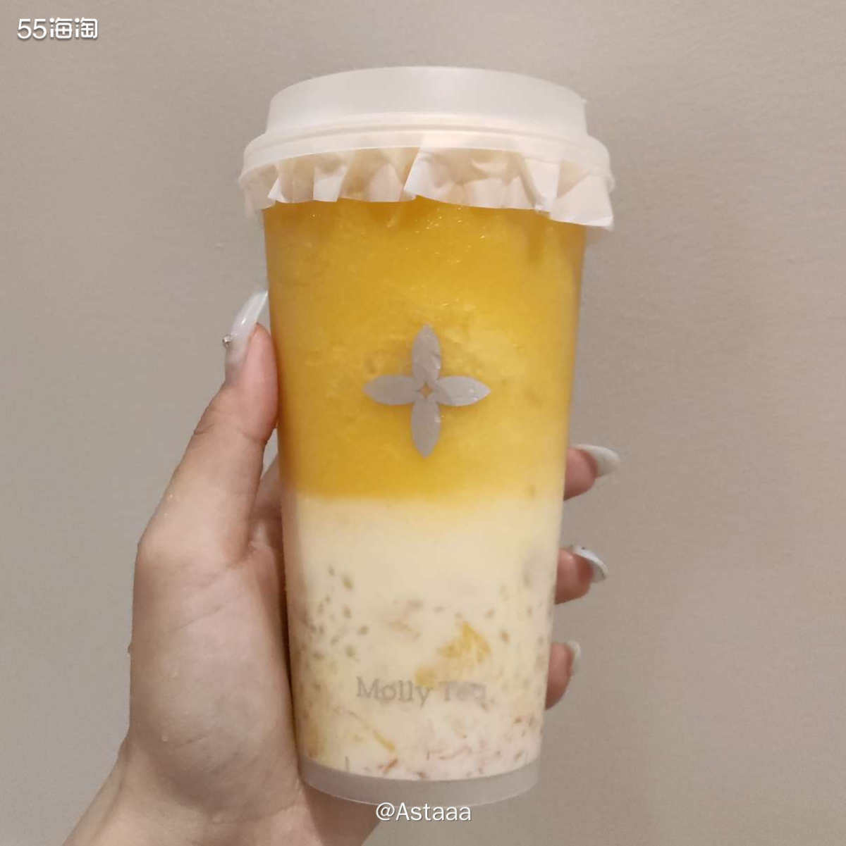 最近茉莉奶白出了好多新品！！今天来分享一下杨枝甘露吧～ 实付