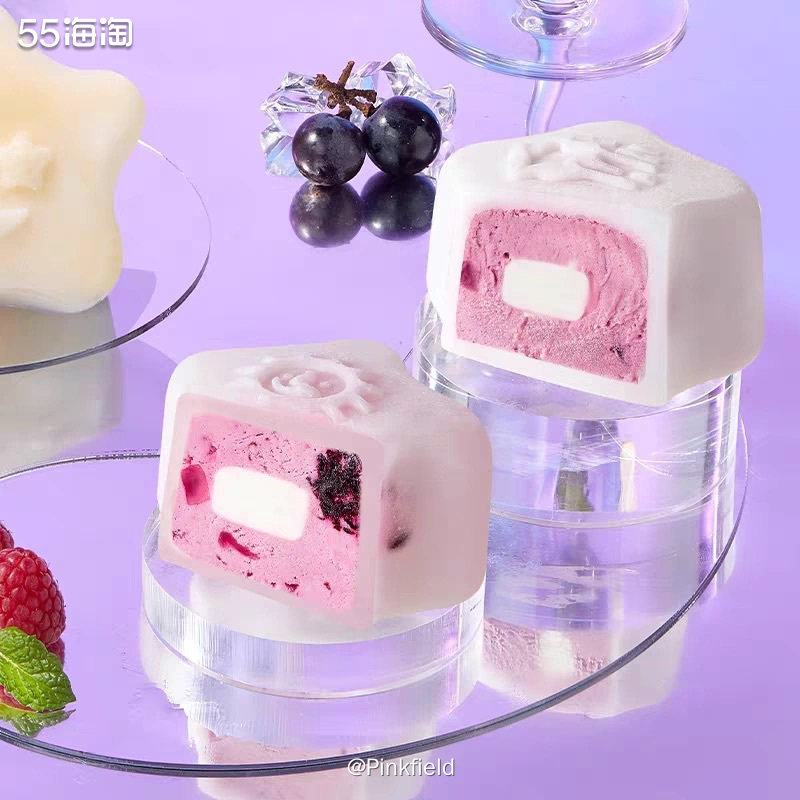 🍧这单元祖星空冰淇淋月饼是中秋放假前在美团点的，直接送我爸