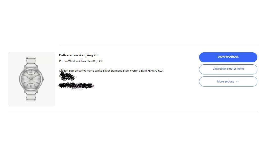 这款Citizen银白色女士光动能腕表采用不锈钢表壳，生态驱