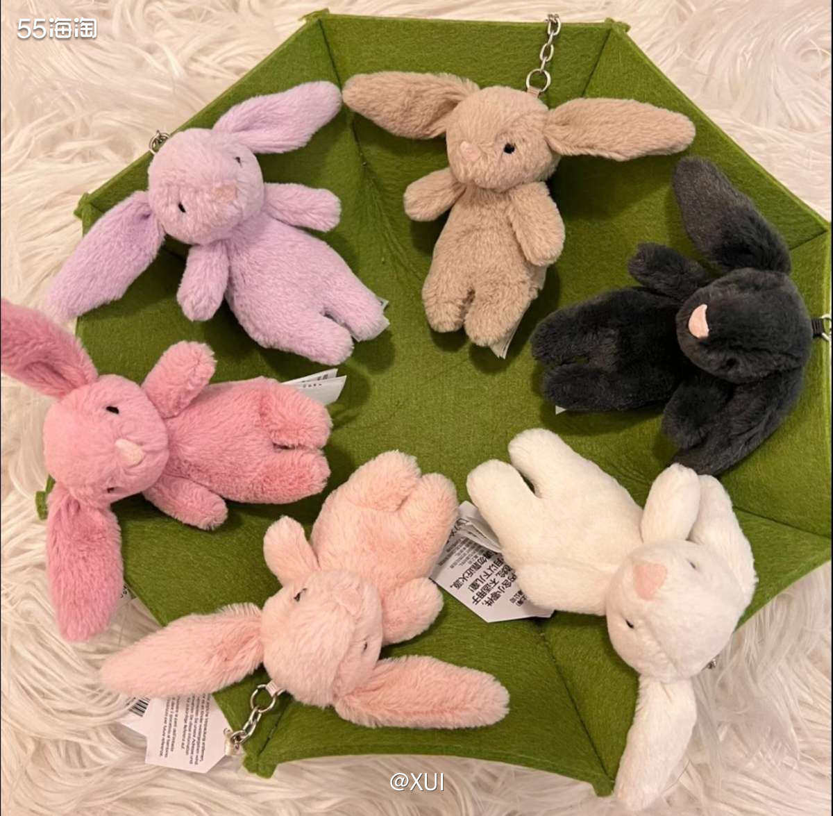 最近掉进了jellycat家的兔子坑里，每次看到有没见过的都