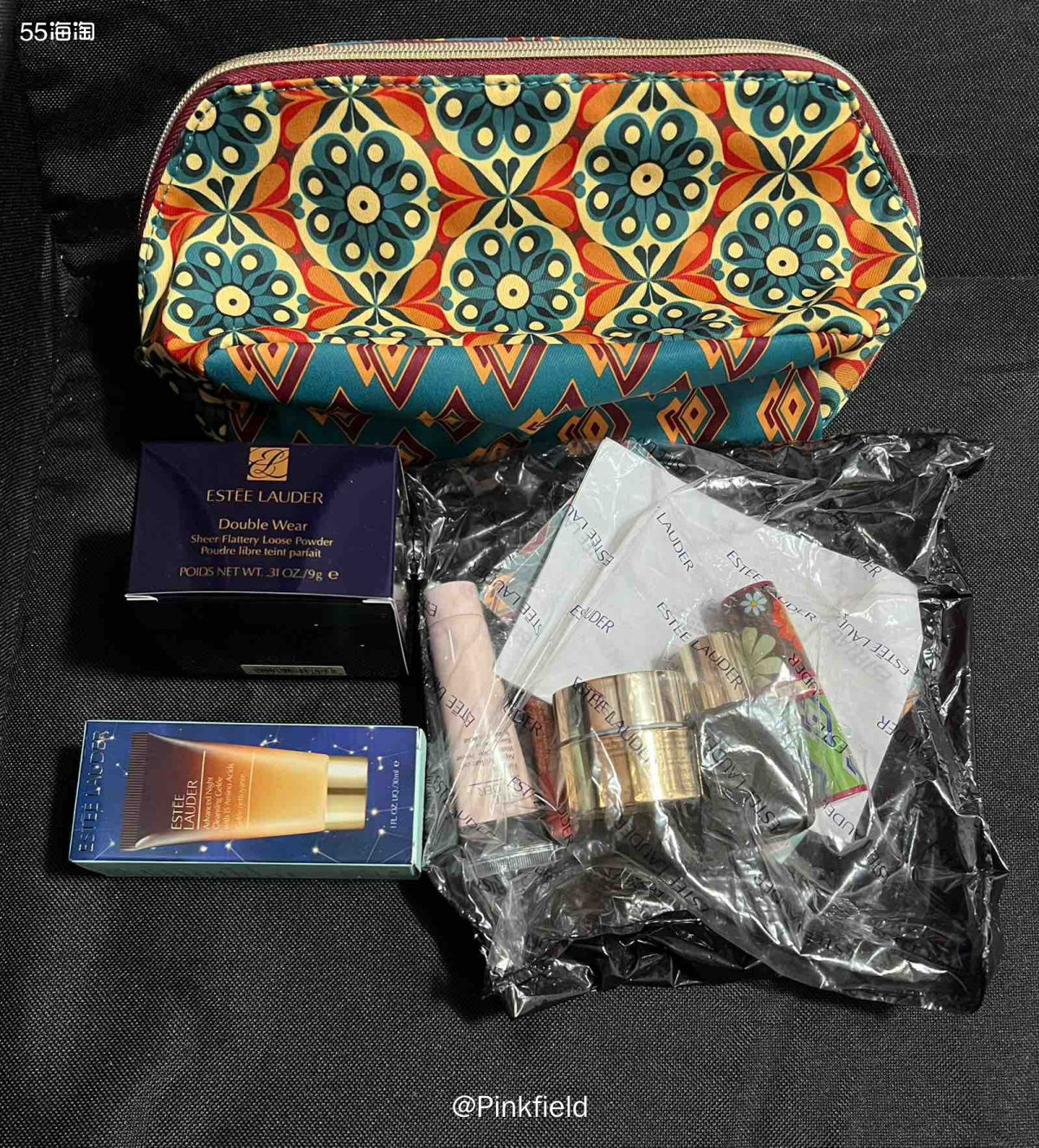 🎈这一单雅诗兰黛是8月底买的，那阵子都没海淘，没什么包裹可