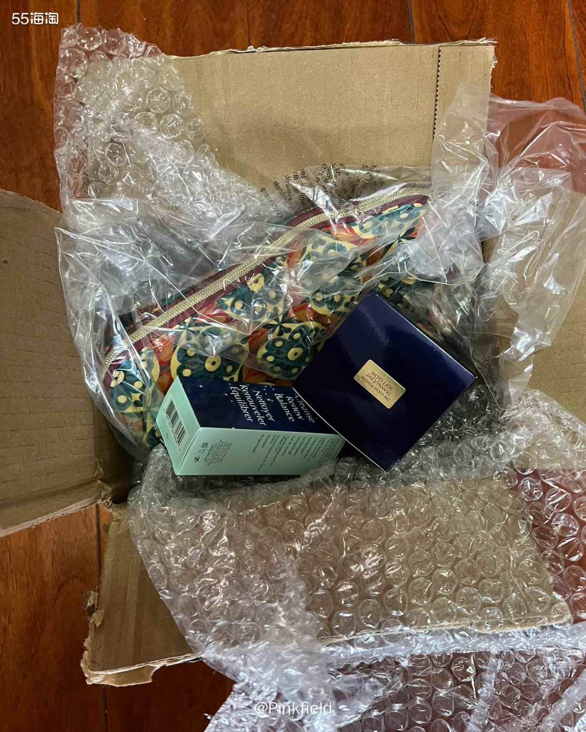 🎈这一单雅诗兰黛是8月底买的，那阵子都没海淘，没什么包裹可