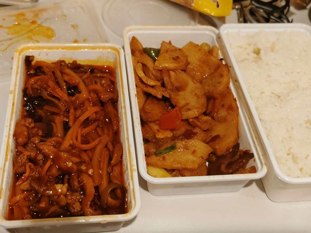 今天是窝在家里的一天，活动量只有取外卖的活动量。懒得做饭，便