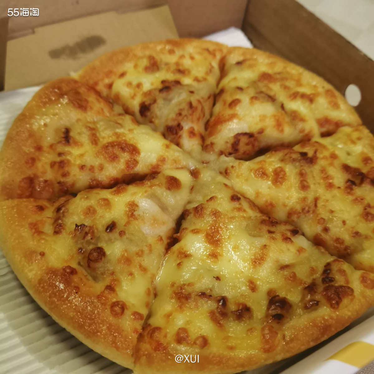一月一次的pizza时刻，希望家附近能多开几家店试试其他口味