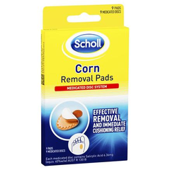 Scholl 爽健 肉刺鸡眼去除贴片 9片（附加：去鸡眼药片 9片）