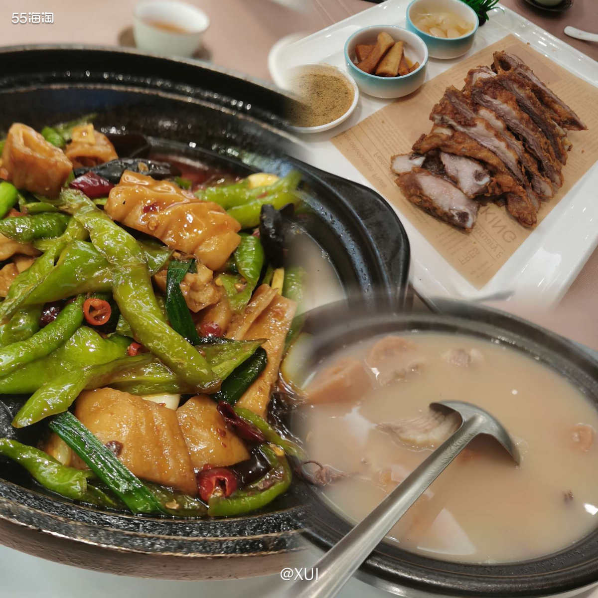 每次去饭店就想要点一些猪下水吃吃，特别是猪大肠，因为在家处理