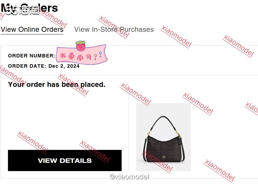 😀今年黑五到网一，Coach奥莱的折扣一直不错，值得下单。