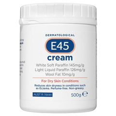 E45 大白罐滋润保湿 面霜 身体乳500g