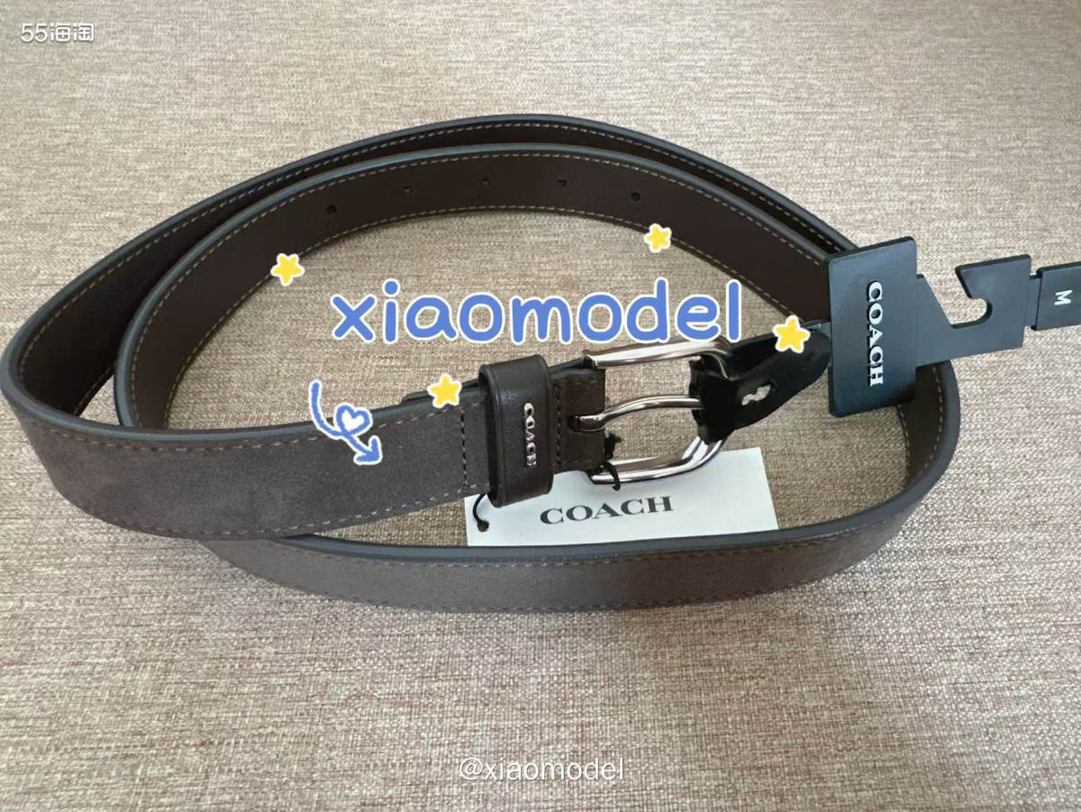 😀昨天收到在coach outlet的2条皮带啦！  🌷