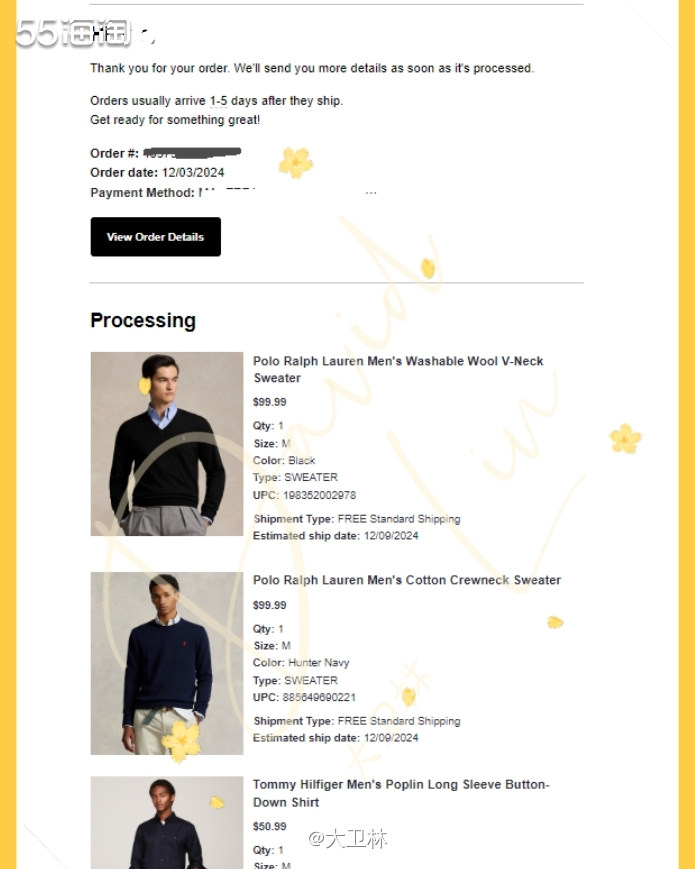 ♦️这次同一时间到货了3箱，都是在梅西百货下单的拉夫劳伦和T