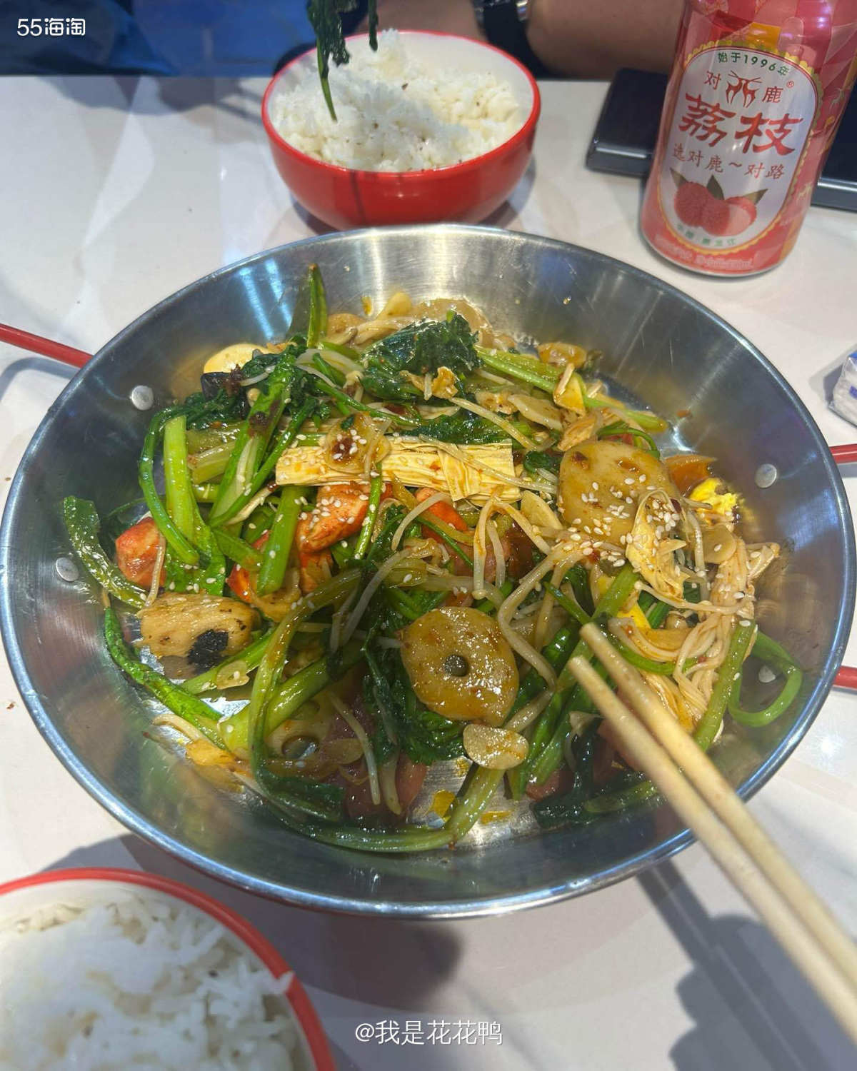 ❤️昨天下班去超市买了一些今天回老家要带回的东西，正好去吃了