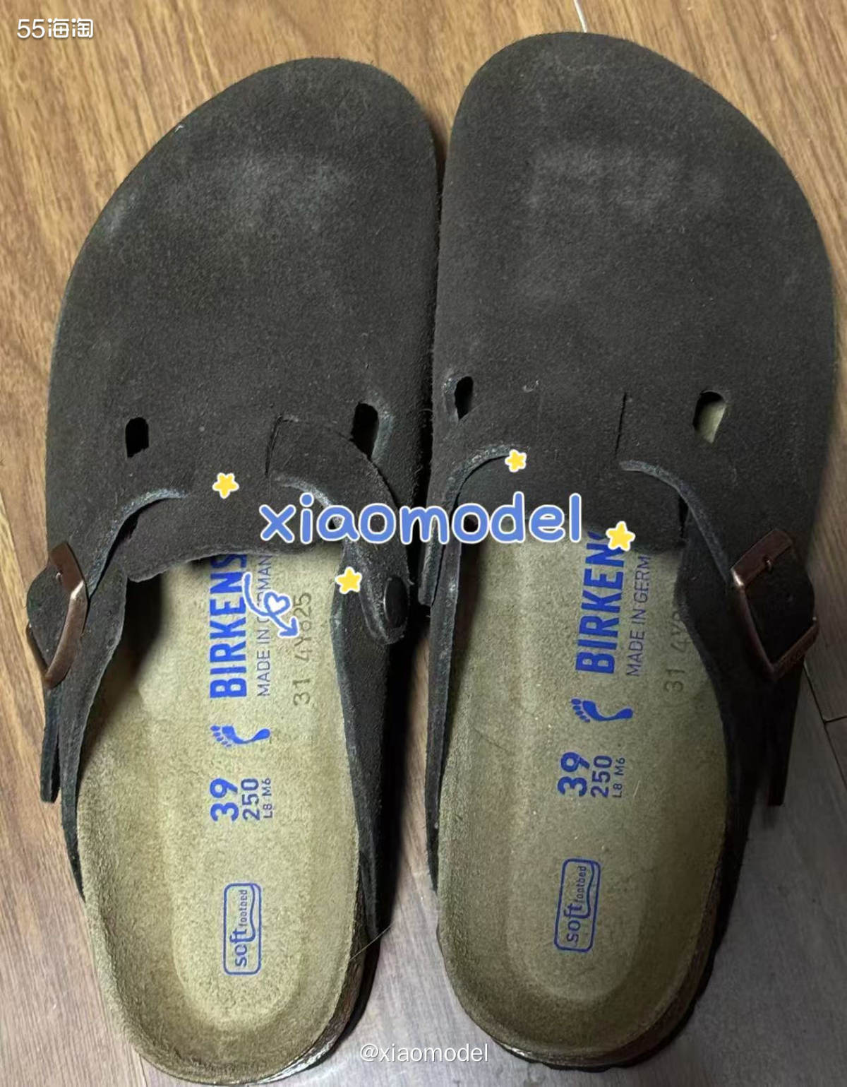 😀上次我给自己买了1双博肯鞋后，朋友看到觉得不错，让我也给