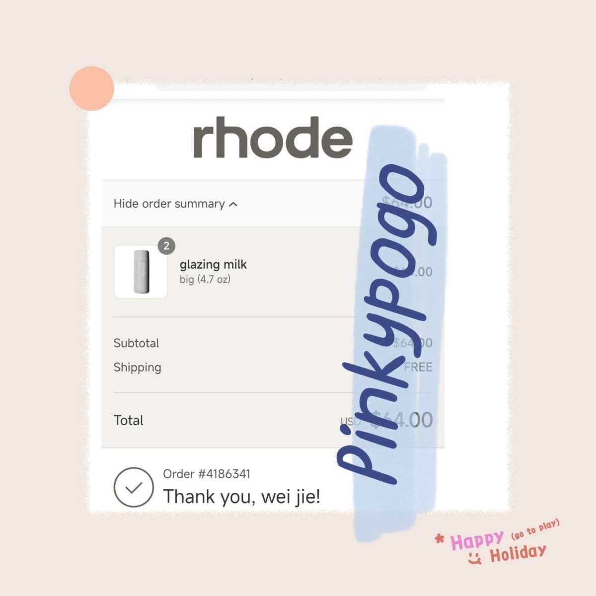 Rhode的风头最近太大了，之前就买了它家的唇蜜，这次是直接