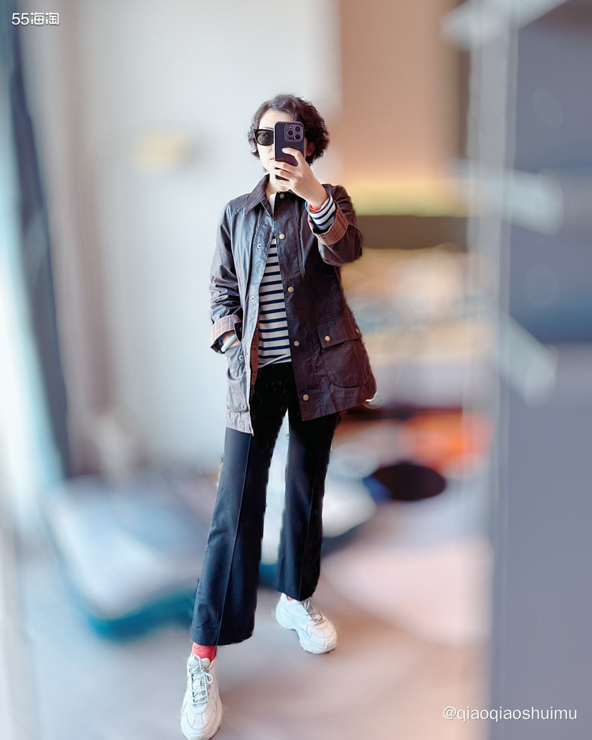 之前买的一堆Barbour一直没机会穿，这次来南方玩儿带出来