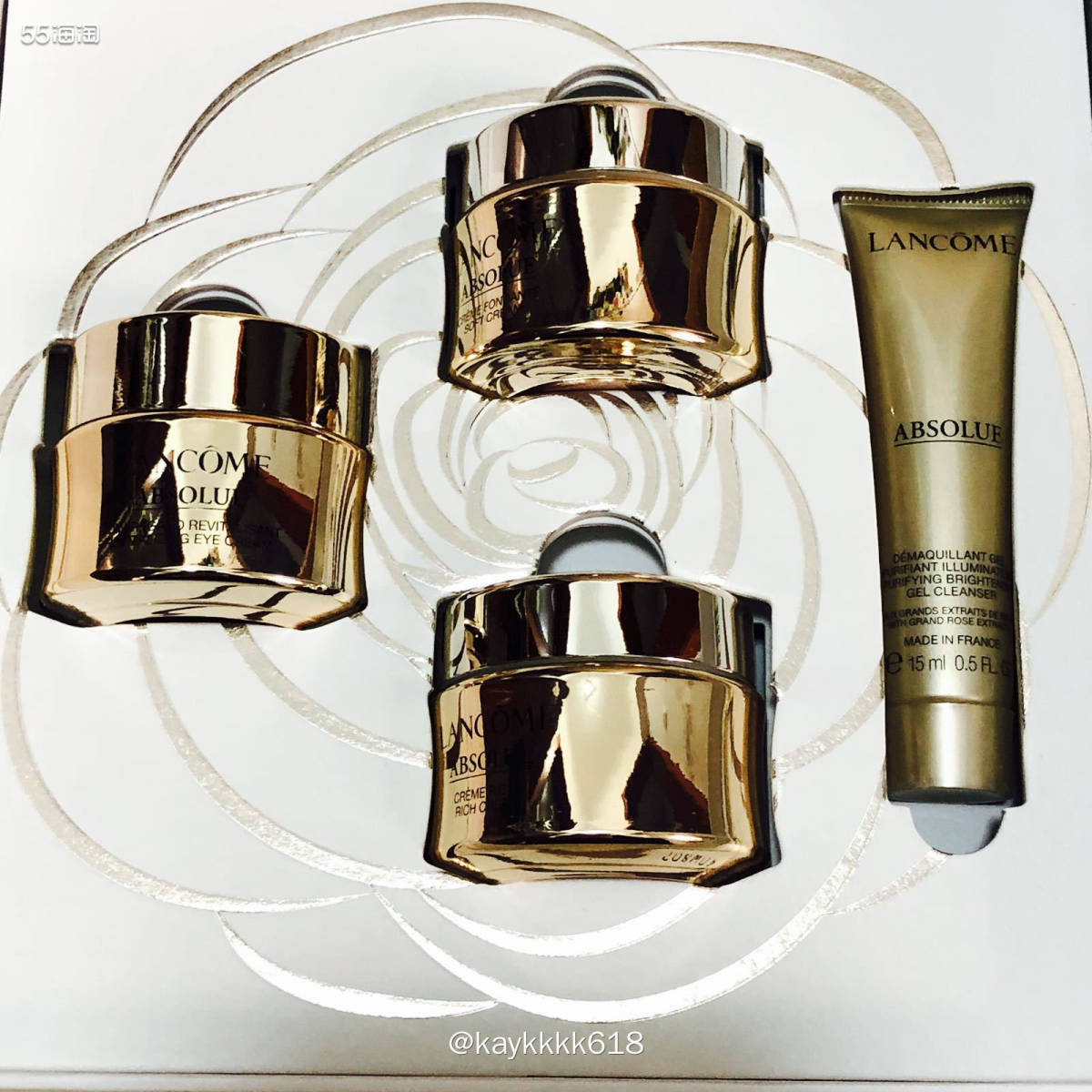 上月Arti官网买的Lancôme眼霜套装是小伙伴分享的，套