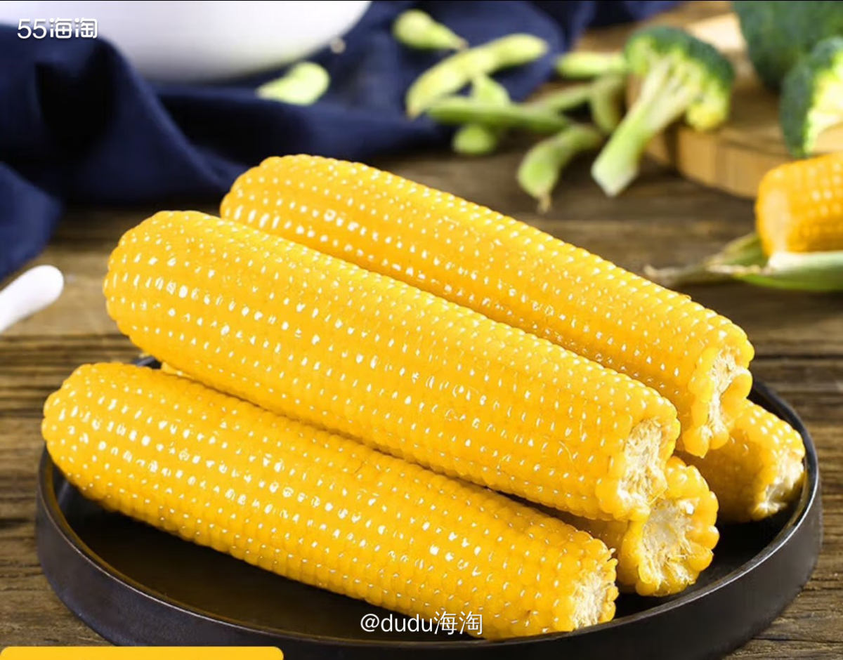 🌿又来买玉米啦，这个月这是第三单了，哈哈…因为我们家早上一