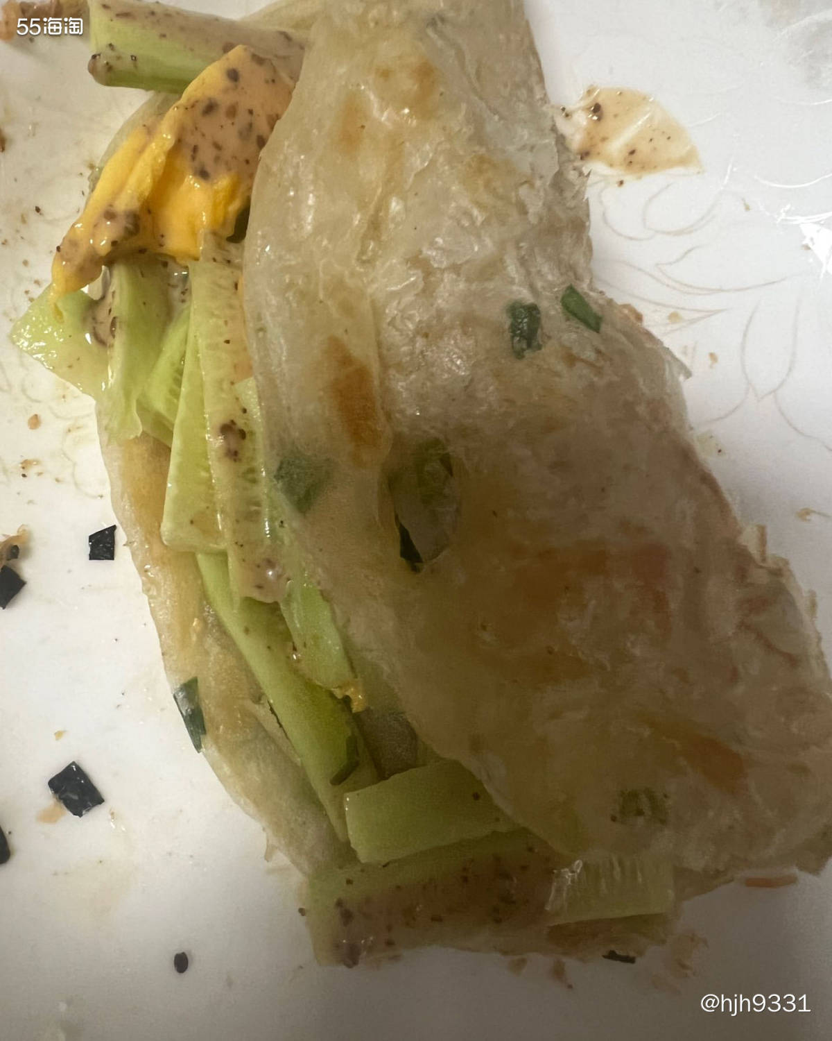 🥣之前一直买的现成的手抓饼，但是总感觉它们的油有可能是有反