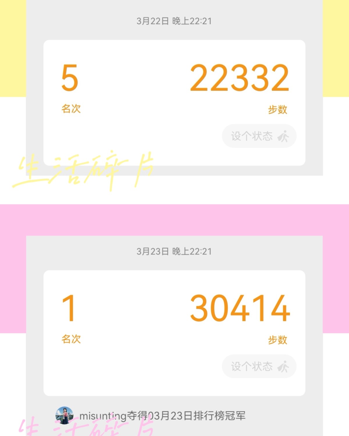 🍑这次出行运动量真的很大，每天不是2万步就是3万步的，太累
