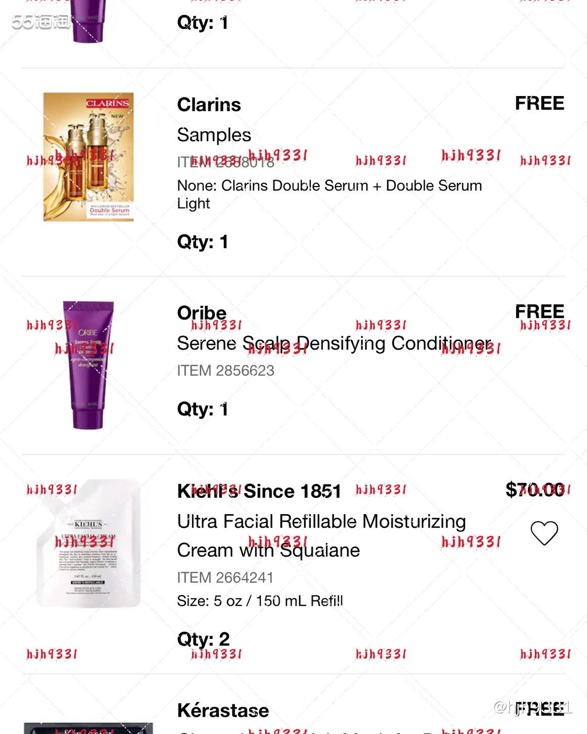 ✨之前丝芙兰半价是购入的，没来得及写剁手记。这是买的第二单，