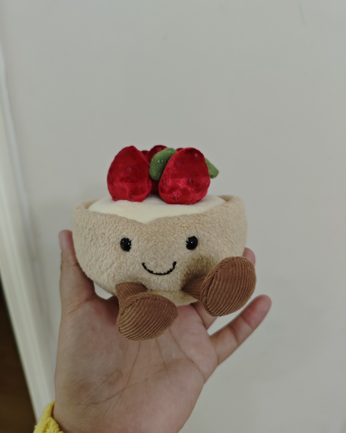 我之前买了一些jellycat，本来打算合箱回来的，结果番茄