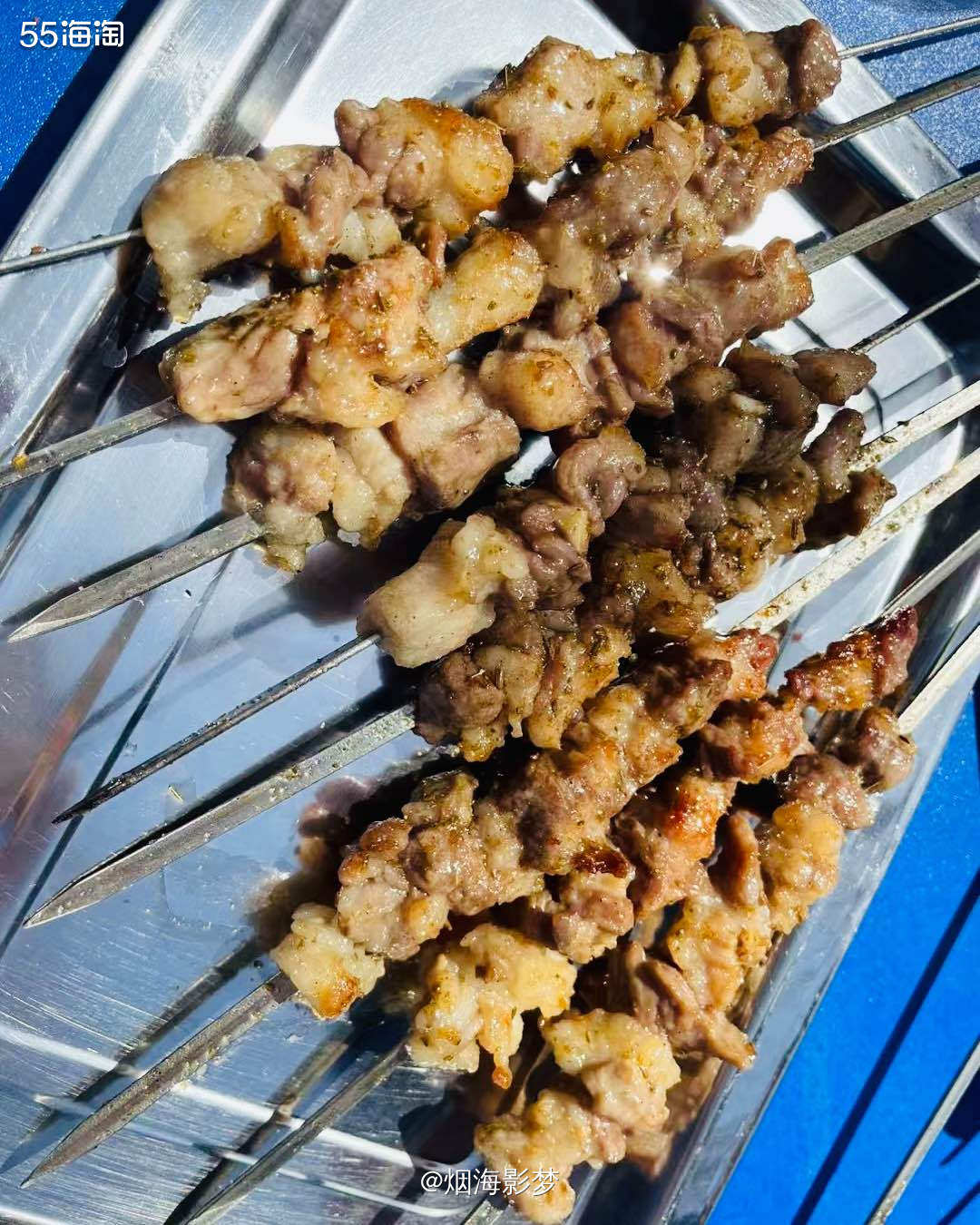 ♥️想去吃烧烤已经好久了，趁着周末，约上朋友一起开车去黄河大