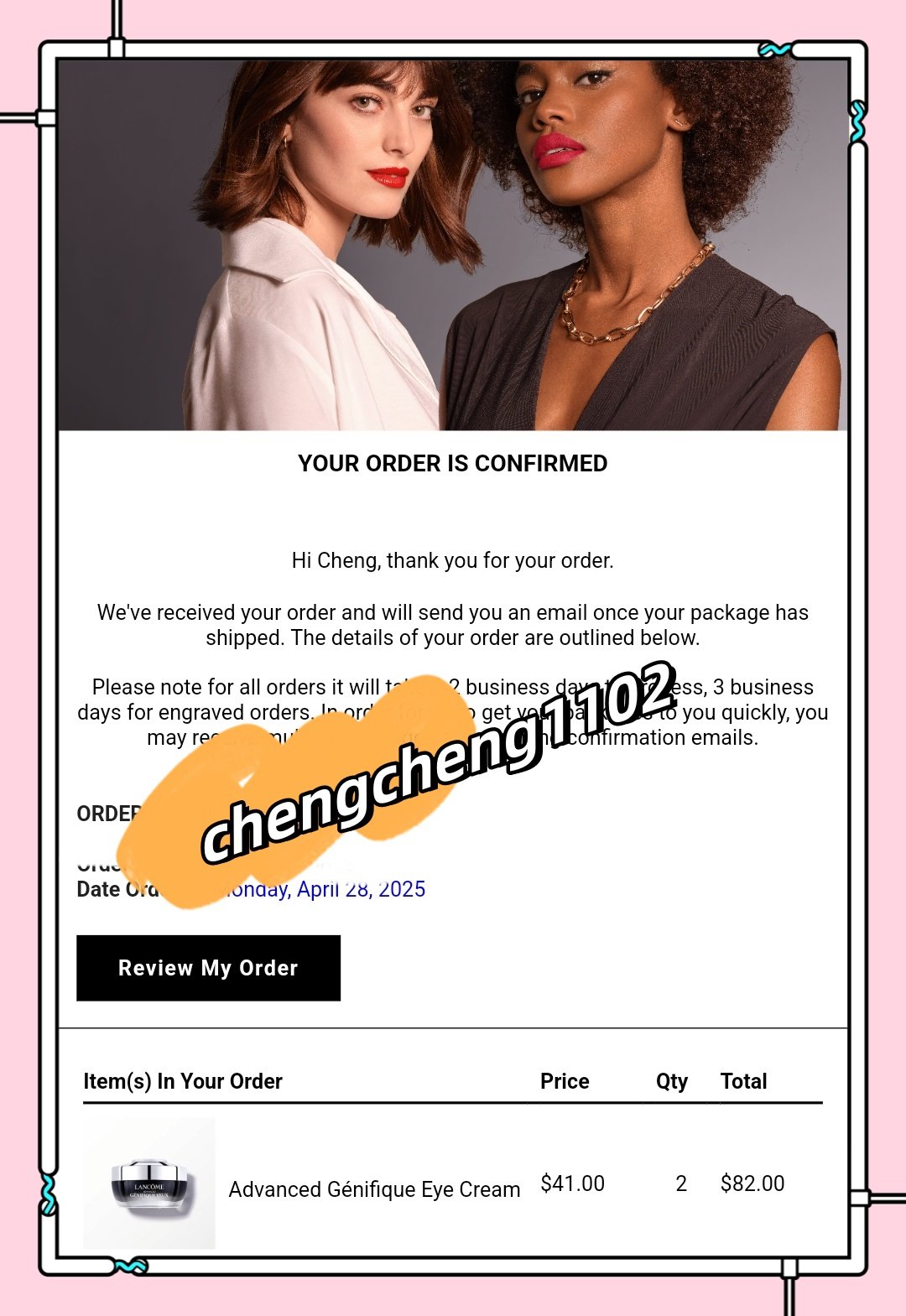 4月还真是克服攻坚的一个月 先后拿下梅西和nars 现在兰蔻