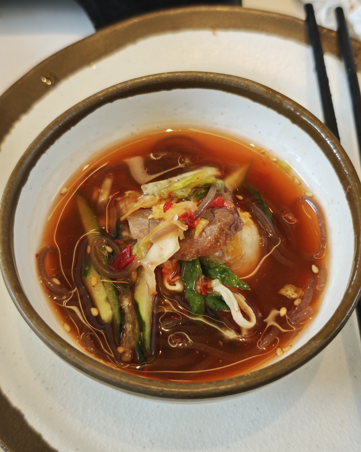 店名:朝鲜米酒屋。一直在吃的朝鲜烤肉不开了，然后就找个一家平