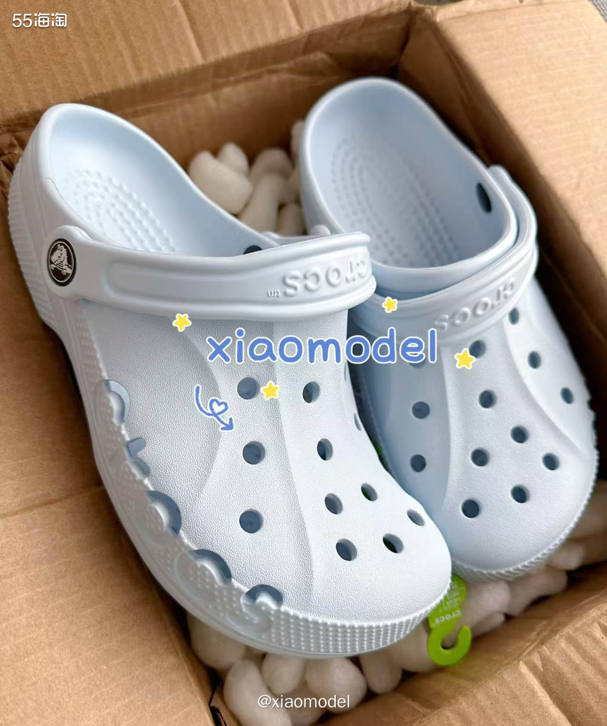 😀昨天继续收到Crocs洞洞鞋，上个月美国官网3双75刀活