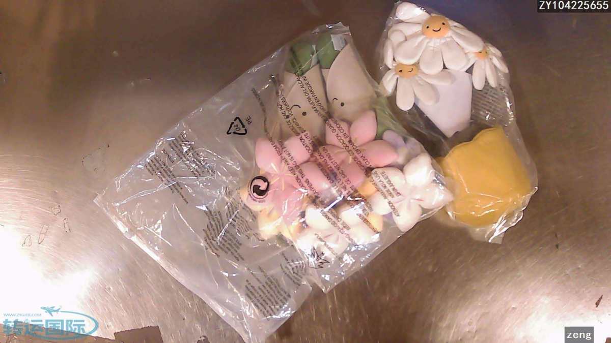 这箱一共三个玩具，现在花束好像也不是很吃香了 这个小雏菊我是