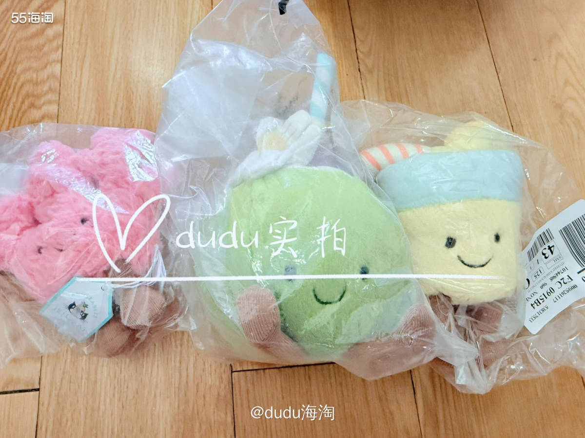 🌿又来开箱Jellycat啦，上个月买的有点上头买了不少夏
