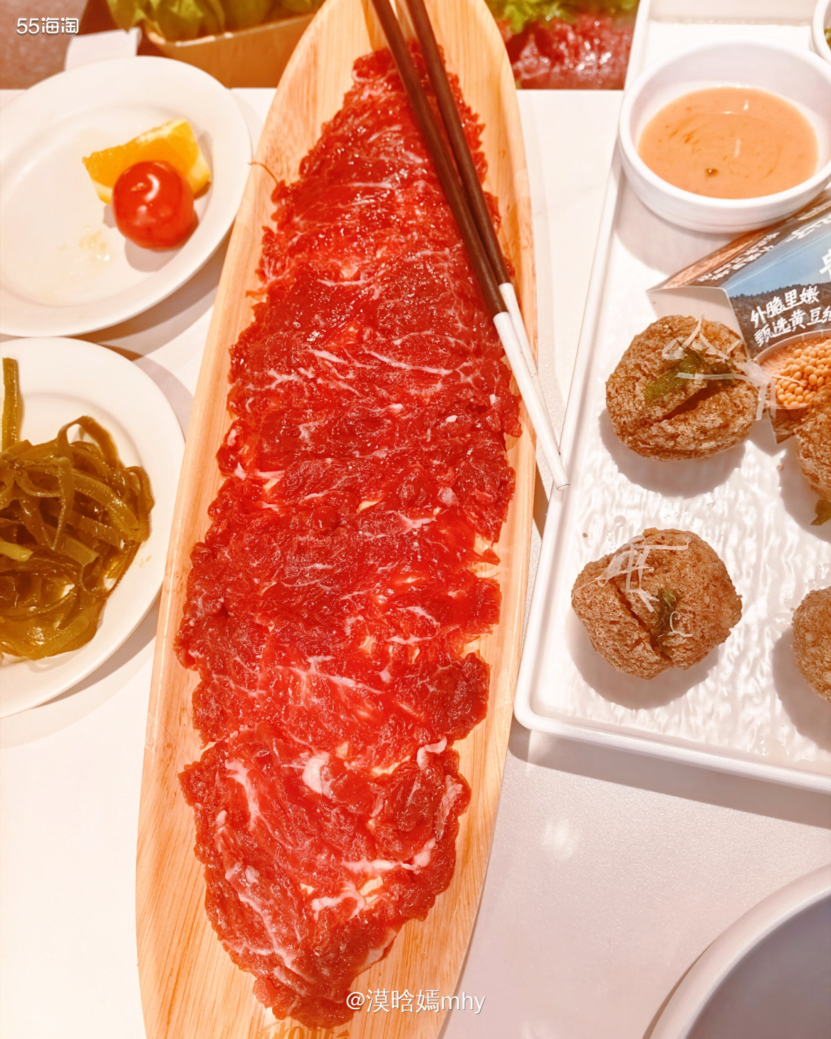 ※这家牛肉火锅在很早之前就种草了，上个周六在爬山结束之后饥肠