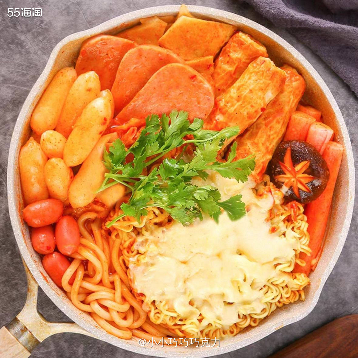 突然好想吃部落小火锅，买点回来在家里煮着吃，韩式部落小火锅偶