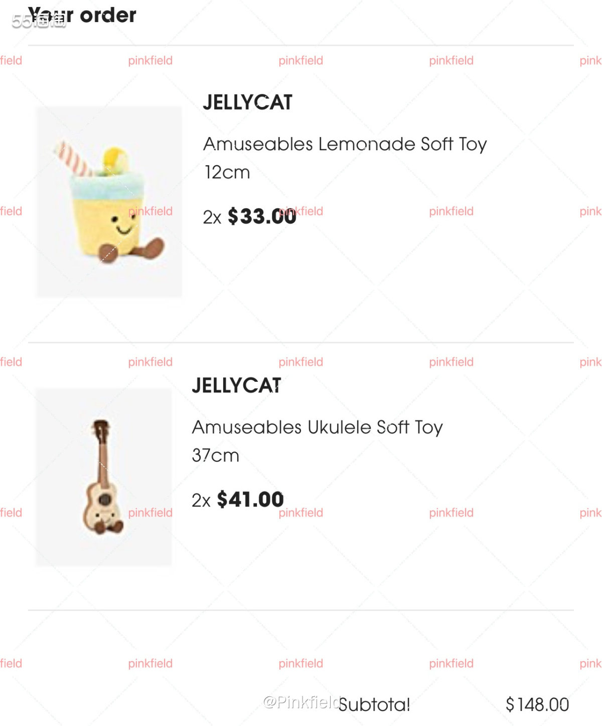 🍋这单Jellycat有些时日了，大概是5月份买的吧，好久