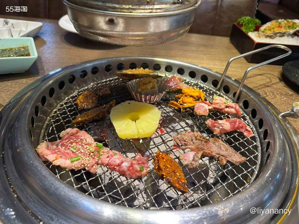 果真吃肉给人力量，打工人的工作餐，中午去火吃自助烤肉，价格会