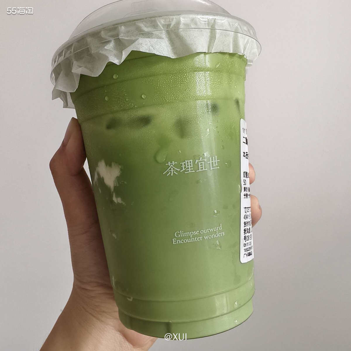 这个夏天莫名对抹茶产品上头了，不过最喜欢的喜茶只在美团外卖上