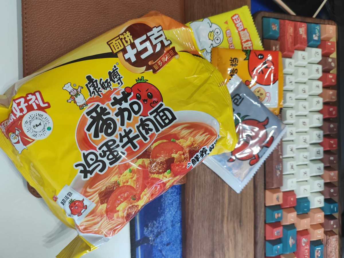 下单网站：淘宝网天猫超市 下单商品：康师傅方便面番茄鸡蛋牛肉