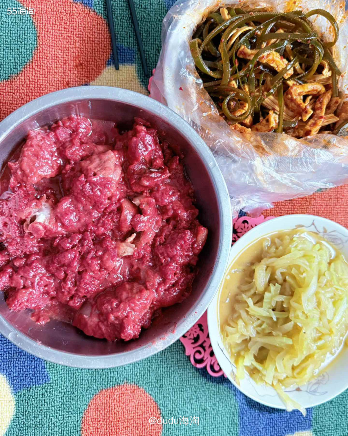 🌿最近我爸上班都换成我妈做饭了，昨天中午就做了她最拿手的红