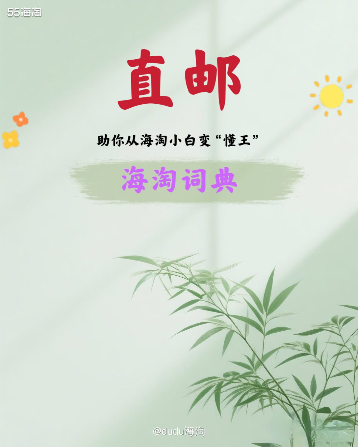 ✅海淘术语：直邮  ✅通俗解释：海外商家包邮送货到家，就像是