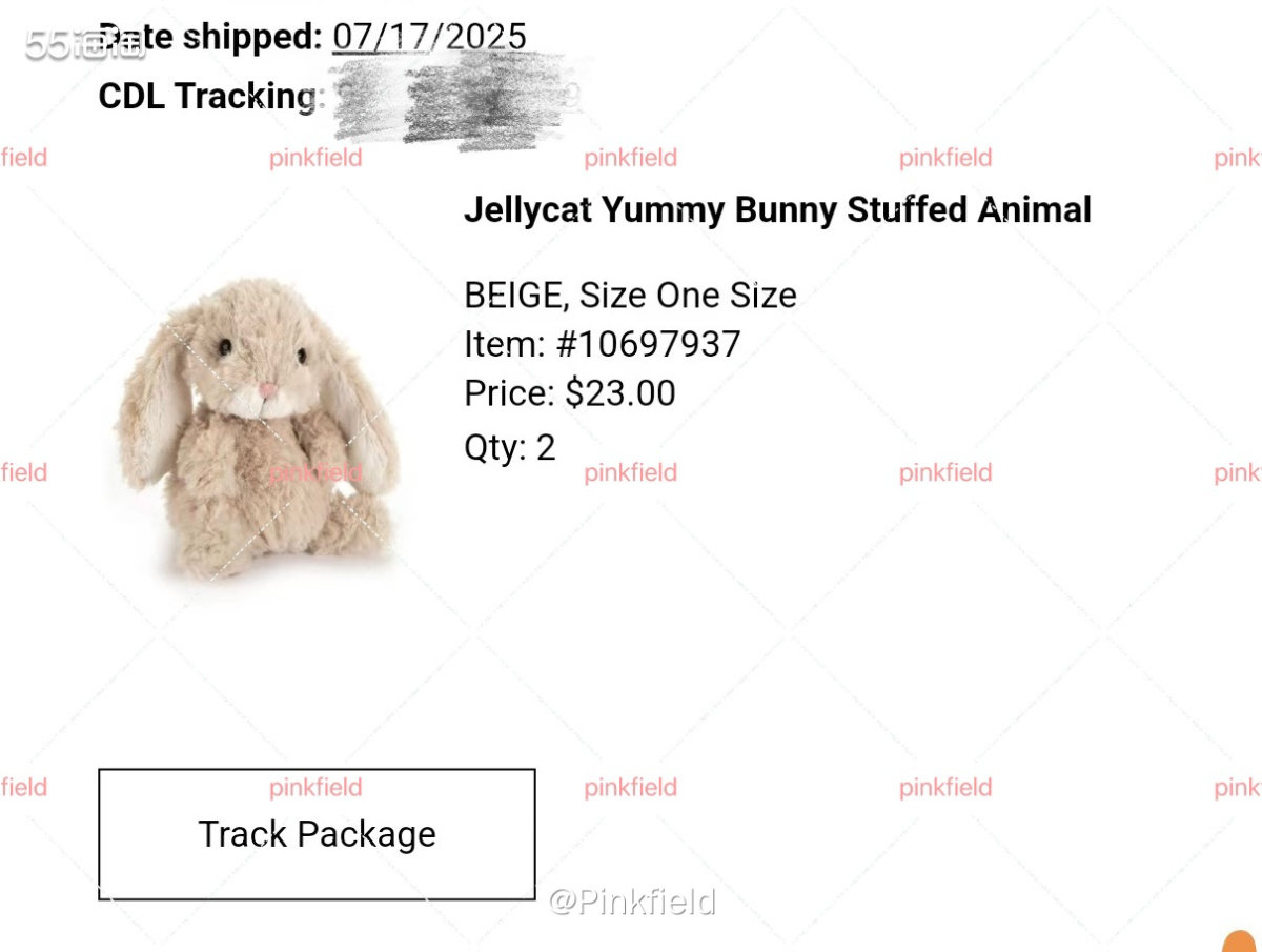 🐰又来买Jellycat啦～自从朋友的账号复活后就买买买不