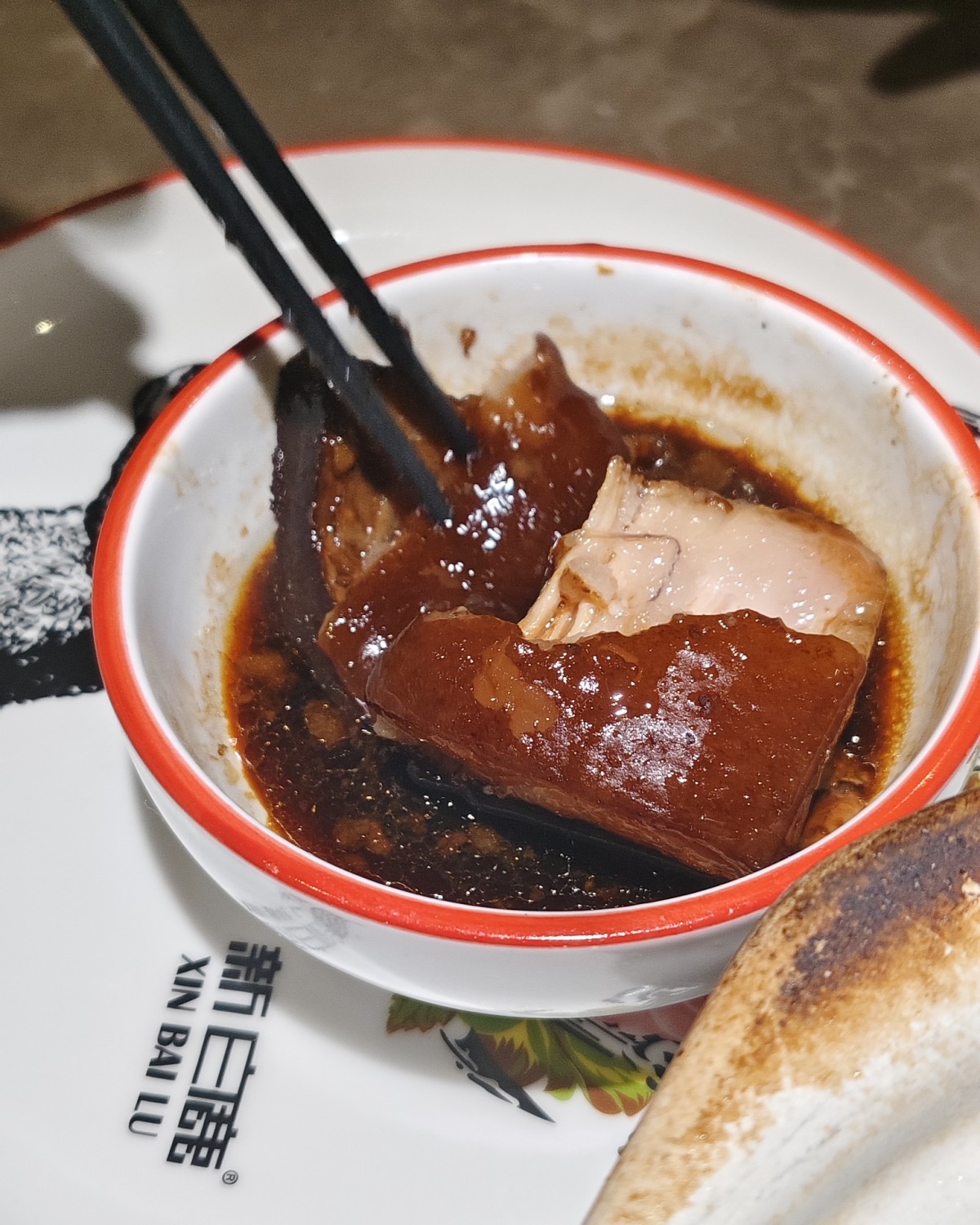 照顾修牙的麻麻，点的都是柔软的菜，他家的鱼丸自己做的，超级柔