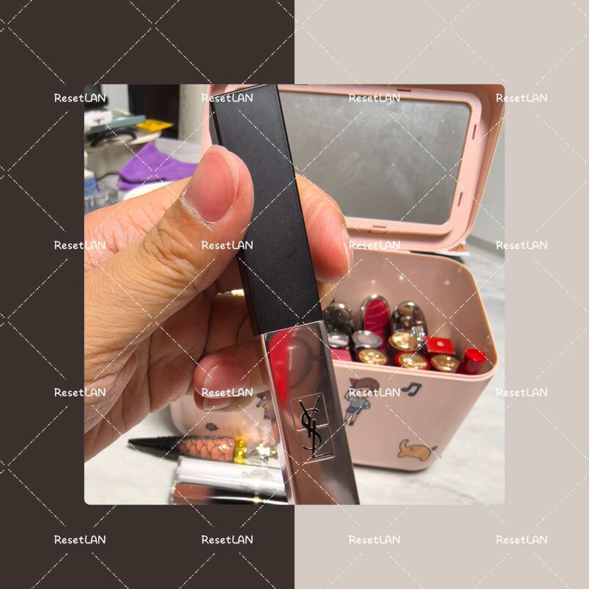 这支是我老公某年春节礼物。 也是我后来最爱的裸棕色系。 后来