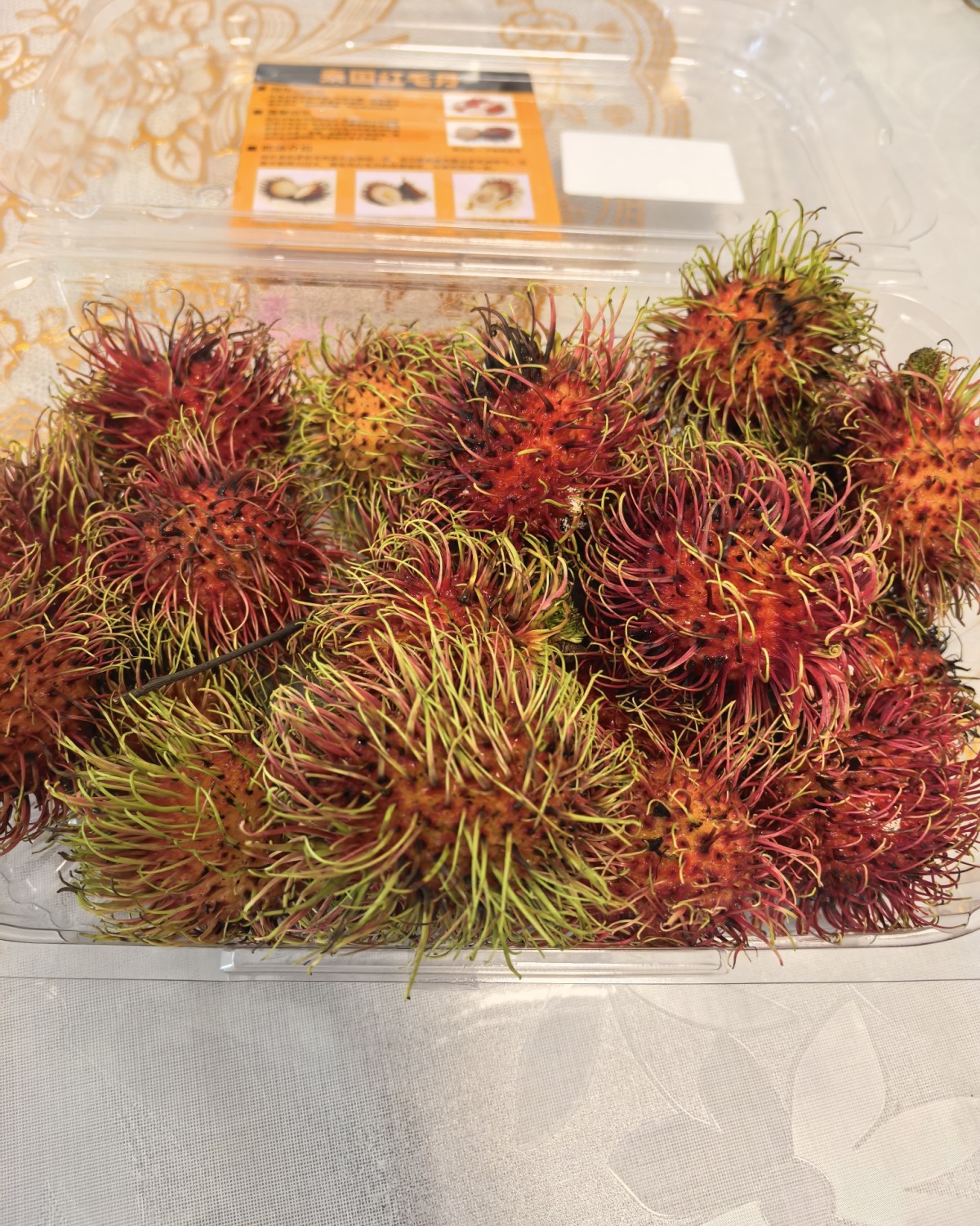 🌸来分享一波水果，必须感叹夏天水果好多。  🌸图一的红毛