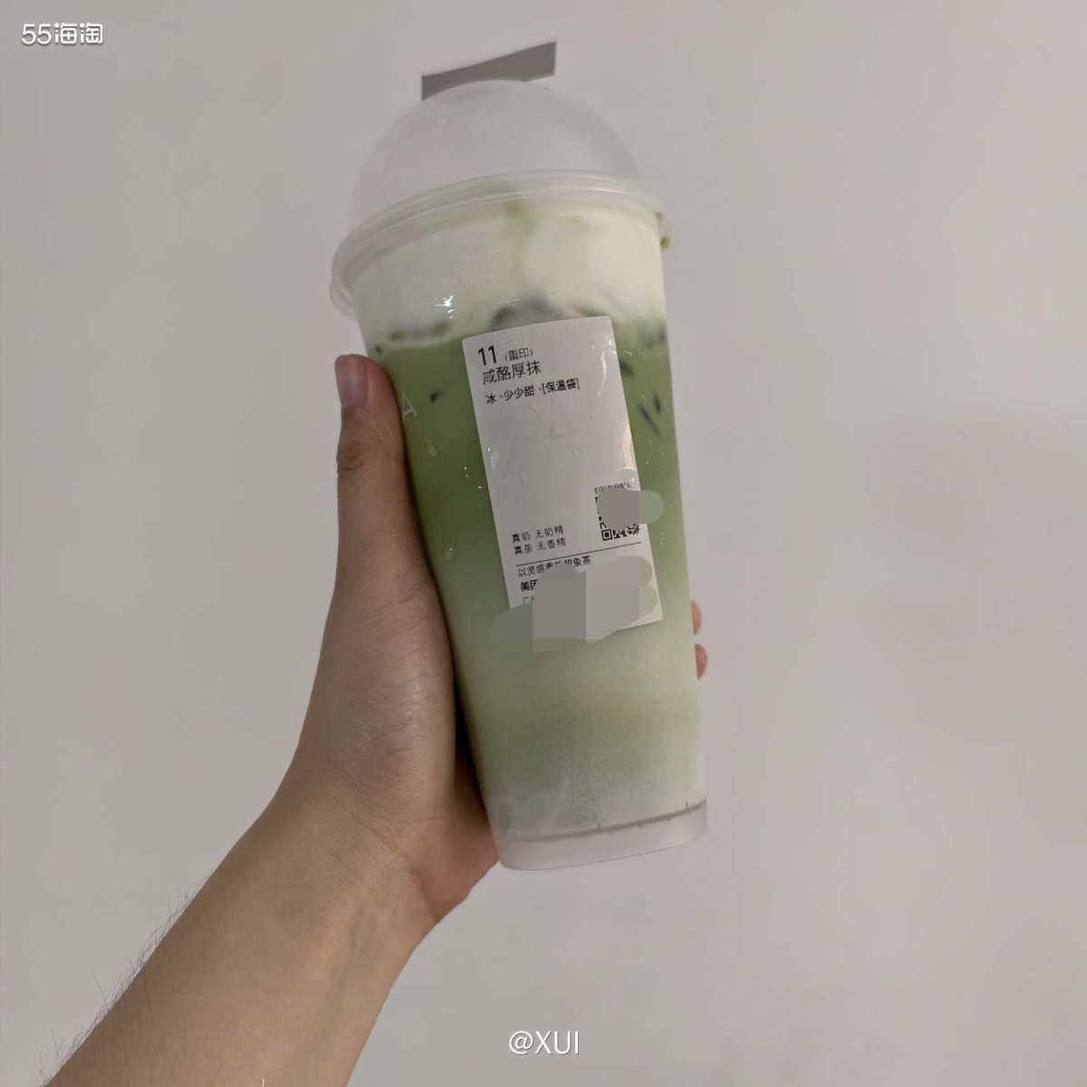 自从喝过喜茶的三倍厚抹之后，看到它家有抹茶新品就会忍不住想要